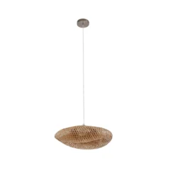 Lindby Riippuvalaisin Eleane, bambu, luonnonvalo, Ø 50 cm