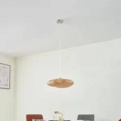 Lindby Riippuvalaisin Eleane, bambu, luonnonvalo, Ø 50 cm