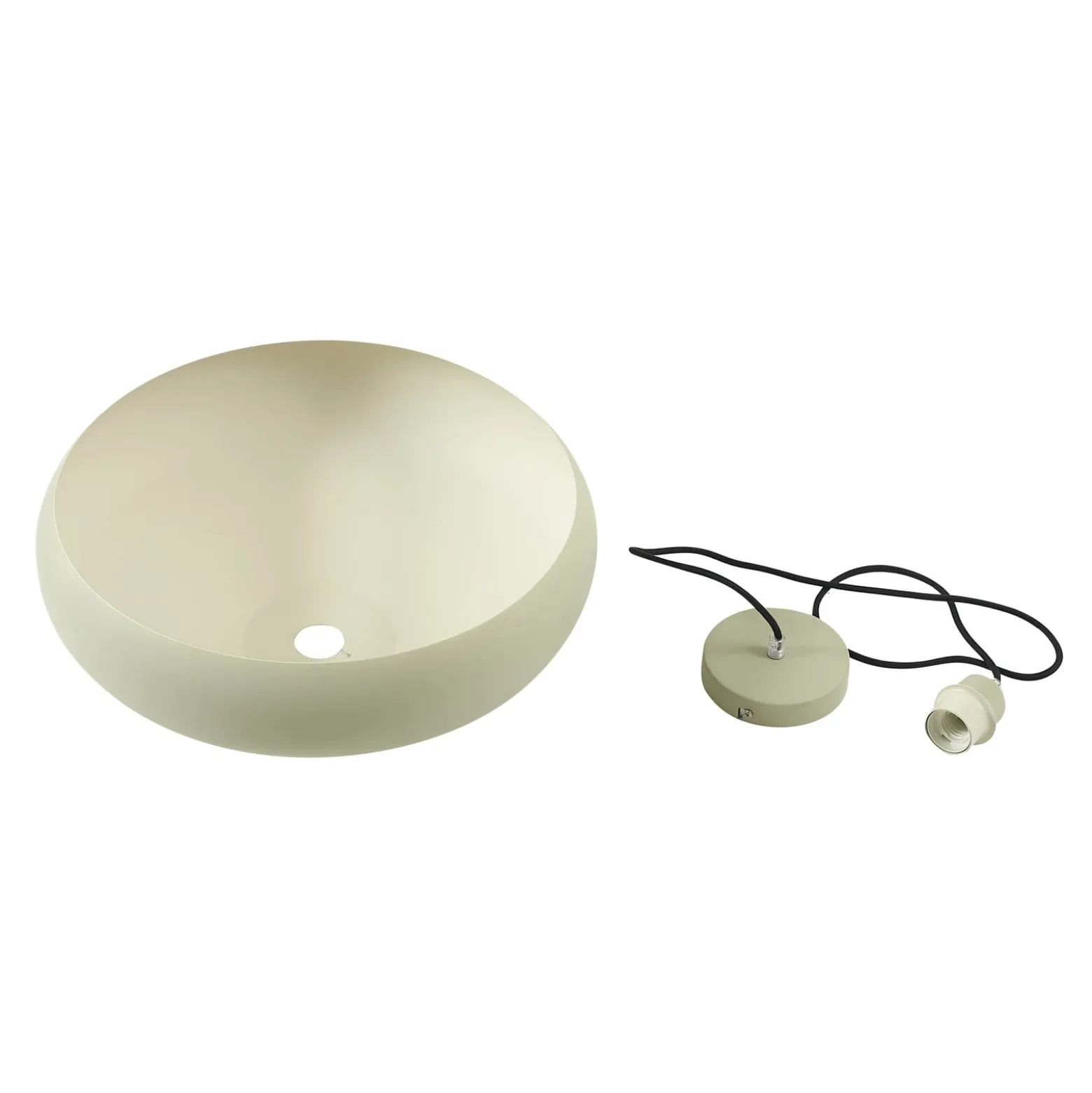 Lindby Riippuvalaisin Elover, vaaleanvihreä, Ø 45 cm, rautainen