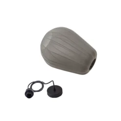 Lindby Riippuvalaisin Helin, harmaa, Ø 30 cm, kangasta