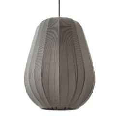 Lindby Riippuvalaisin Helin, harmaa, Ø 30 cm, kangasta