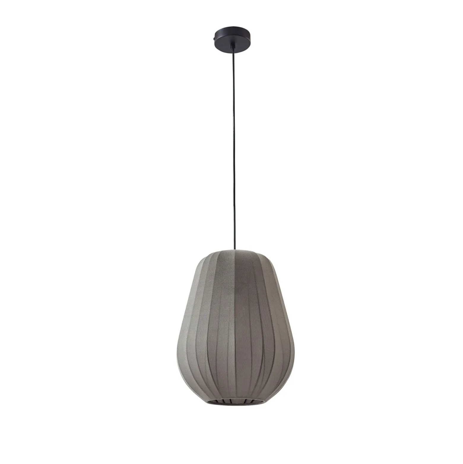 Lindby Riippuvalaisin Helin, harmaa, Ø 30 cm, kangasta