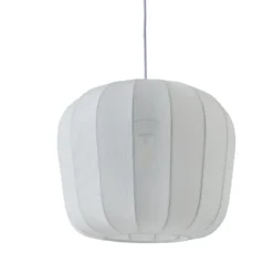 Lindby Riippuvalaisin Helin, valkoinen, Ø 35 cm, kangasta