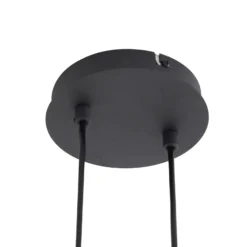 Lindby Riippuvalaisin Isamer, savunharmaa, 130 cm, maapallo