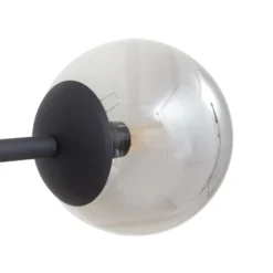 Lindby Riippuvalaisin Isamer, savunharmaa, 130 cm, maapallo