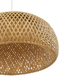 Lindby Riippuvalaisin Jadwiga, Ø 45 cm, bambu, E27