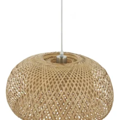 Lindby Riippuvalaisin Jadwiga, Ø 45 cm, bambu, E27