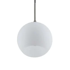 Lindby riippuvalaisin Jurian, Ø 32 cm, 3-valo, nikkeli/opal, lasi