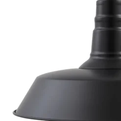 Lindby riippuvalaisin Laylan, musta/valkoinen, Ø 46 cm, metallia
