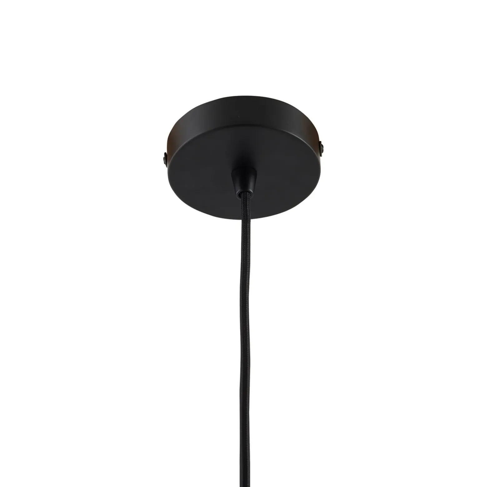 Lindby riippuvalaisin Laylan, musta/valkoinen, Ø 46 cm, metallia