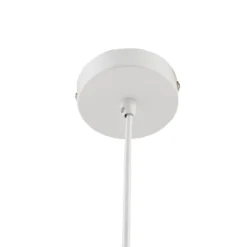 Lindby Riippuvalaisin Laylan, valkoinen, Ø 36 cm, metallia