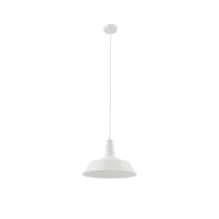 Lindby Riippuvalaisin Laylan, valkoinen, Ø 36 cm, metallia