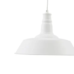 Lindby Riippuvalaisin Laylan, valkoinen, Ø 36 cm, metallia