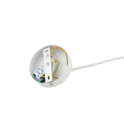 Lindby Riippuvalaisin Laylan, valkoinen, Ø 36 cm, metallia