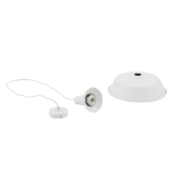 Lindby Riippuvalaisin Laylan, valkoinen, Ø 36 cm, metallia