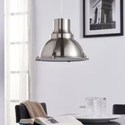 Lindby-riippuvalaisin Letty, Ø 39 cm, nikkelinvärinen, metalli, E27