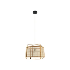 Lindby Riippuvalaisin Liriana, bambu, rauta, Ø 45 cm, E27