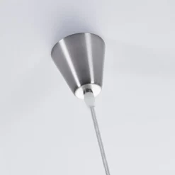 Lindby Riippuvalaisin Marike, Ø 40 cm, valkoinen, lasi, pallopallo, E27
