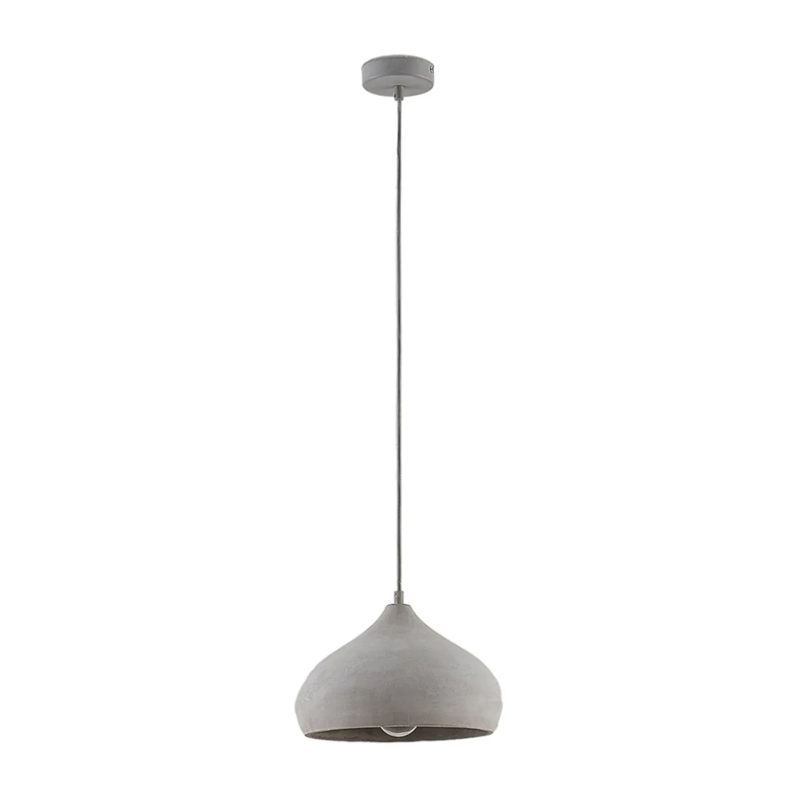 Lindby riippuvalaisin Morton, Ø 29 cm, harmaa, betoni, E27