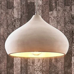 Lindby riippuvalaisin Morton, Ø 29 cm, harmaa, betoni, E27