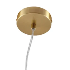 Lindby riippuvalaisin Piatra, meripihka/messinki, lasi, Ø 16 cm, G9
