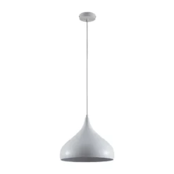Lindby Riippuvalaisin Ritana, valkoinen, metalli, Ø 31 cm, E27