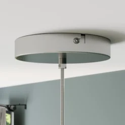 Lindby Riippuvalaisin Sonika, Ø 40 cm, nikkelin värinen, lasi, E27