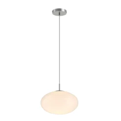 Lindby Riippuvalaisin Sonika, Ø 40 cm, nikkelin värinen, lasi, E27
