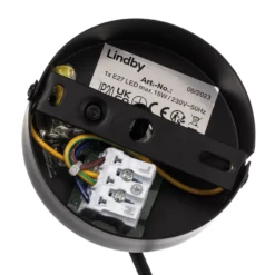 Lindby Riippuvalaisin Soula, Ø 40 cm, beige, muovia, E27