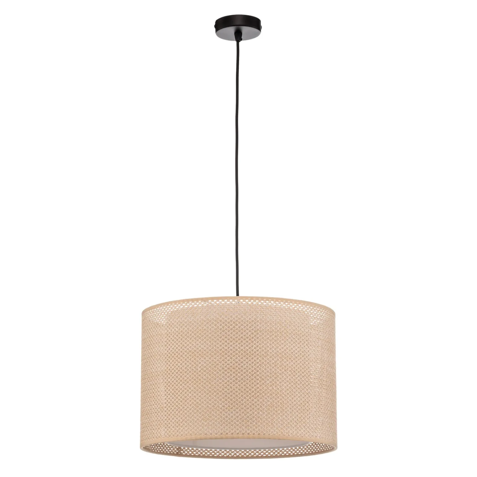 Lindby Riippuvalaisin Soula, Ø 40 cm, beige, muovia, E27