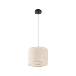Lindby Riippuvalaisin Soula, Ø 26 cm, beige, muovia, E27