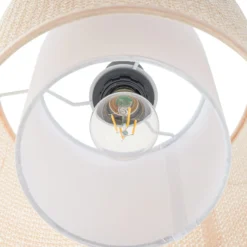 Lindby Riippuvalaisin Soula, Ø 26 cm, beige, muovia, E27