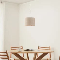 Lindby Riippuvalaisin Soula, Ø 26 cm, beige, muovia, E27