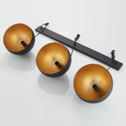 Lindby Riippuvalaisin Tarjei, pituus 120cm, musta/kulta, metallia