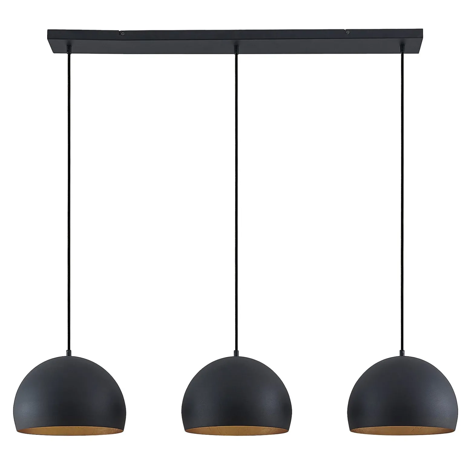 Lindby Riippuvalaisin Tarjei, pituus 120cm, musta/kulta, metallia