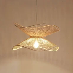 Lindby riippuvalaisin Valdorin, beige, paperi, Ø 40 cm, E27