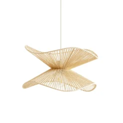 Lindby riippuvalaisin Valdorin, beige, paperi, Ø 40 cm, E27