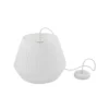 Lindby Riippuvalaisin Vitore, Ø 40 cm, tekstiili, valkoinen