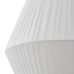 Lindby Riippuvalaisin Vitore, Ø 40 cm, tekstiili, valkoinen