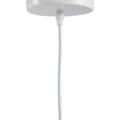 Lindby Riippuvalaisin Vitore, Ø 40 cm, tekstiili, valkoinen