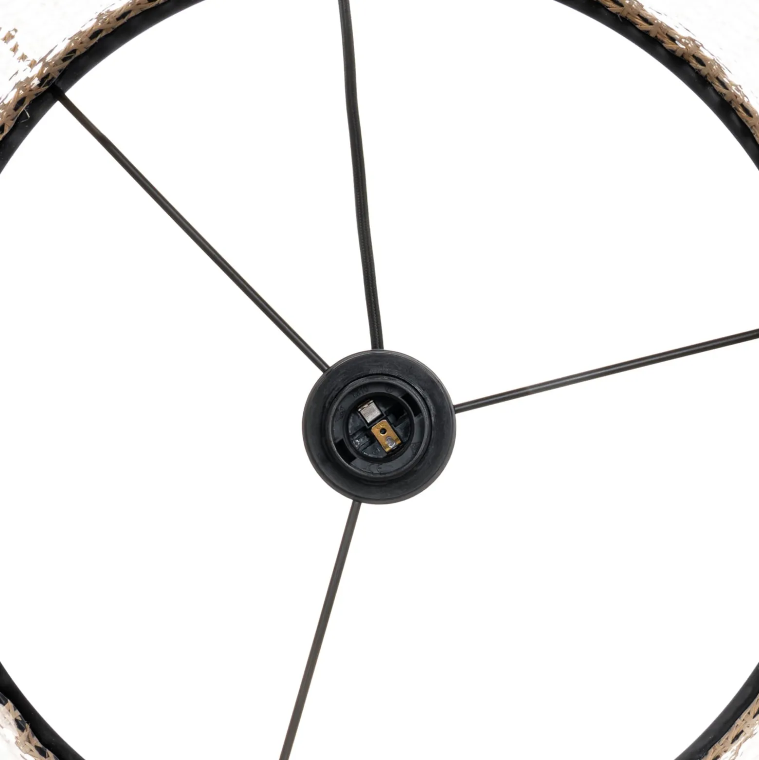 Lindby Riippuvalaisin Yaelle, Ø 40 cm, rottinki, musta, E27