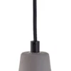 Lindby Riippuvalo Sanne, harmaa, betoni, Ø 15 cm, E27
