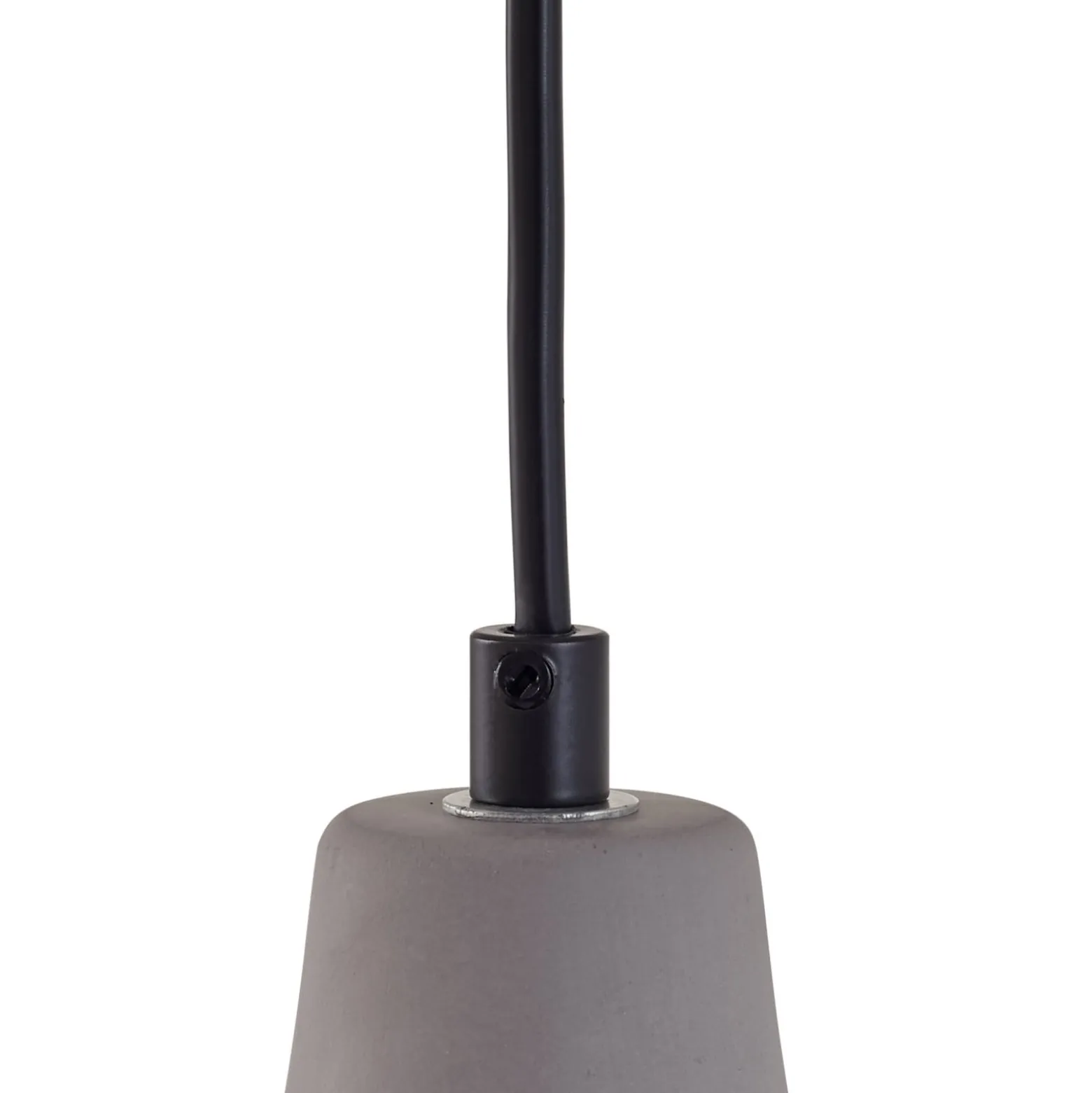 Lindby Riippuvalo Sanne, harmaa, betoni, Ø 15 cm, E27