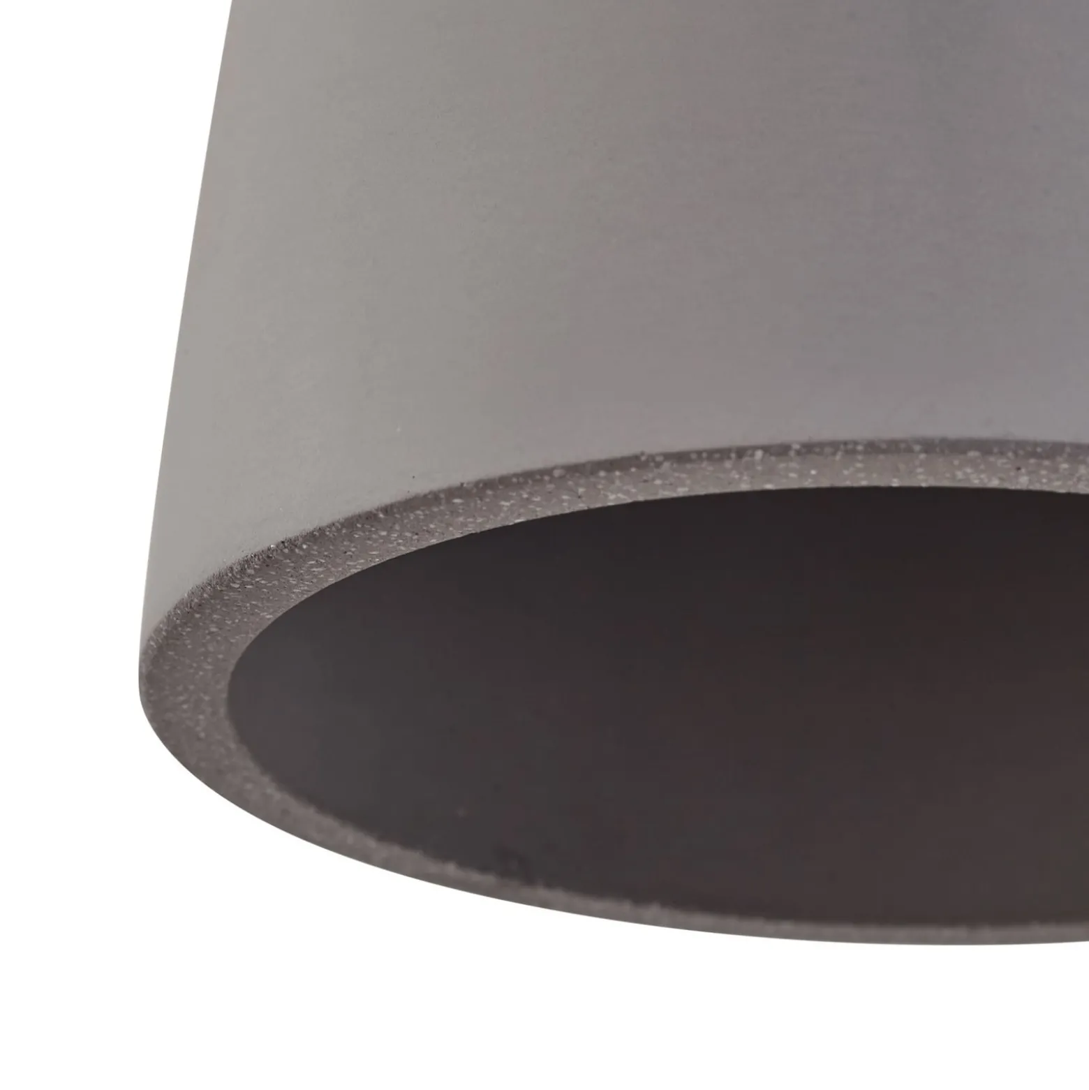 Lindby Riippuvalo Sanne, harmaa, betoni, Ø 15 cm, E27