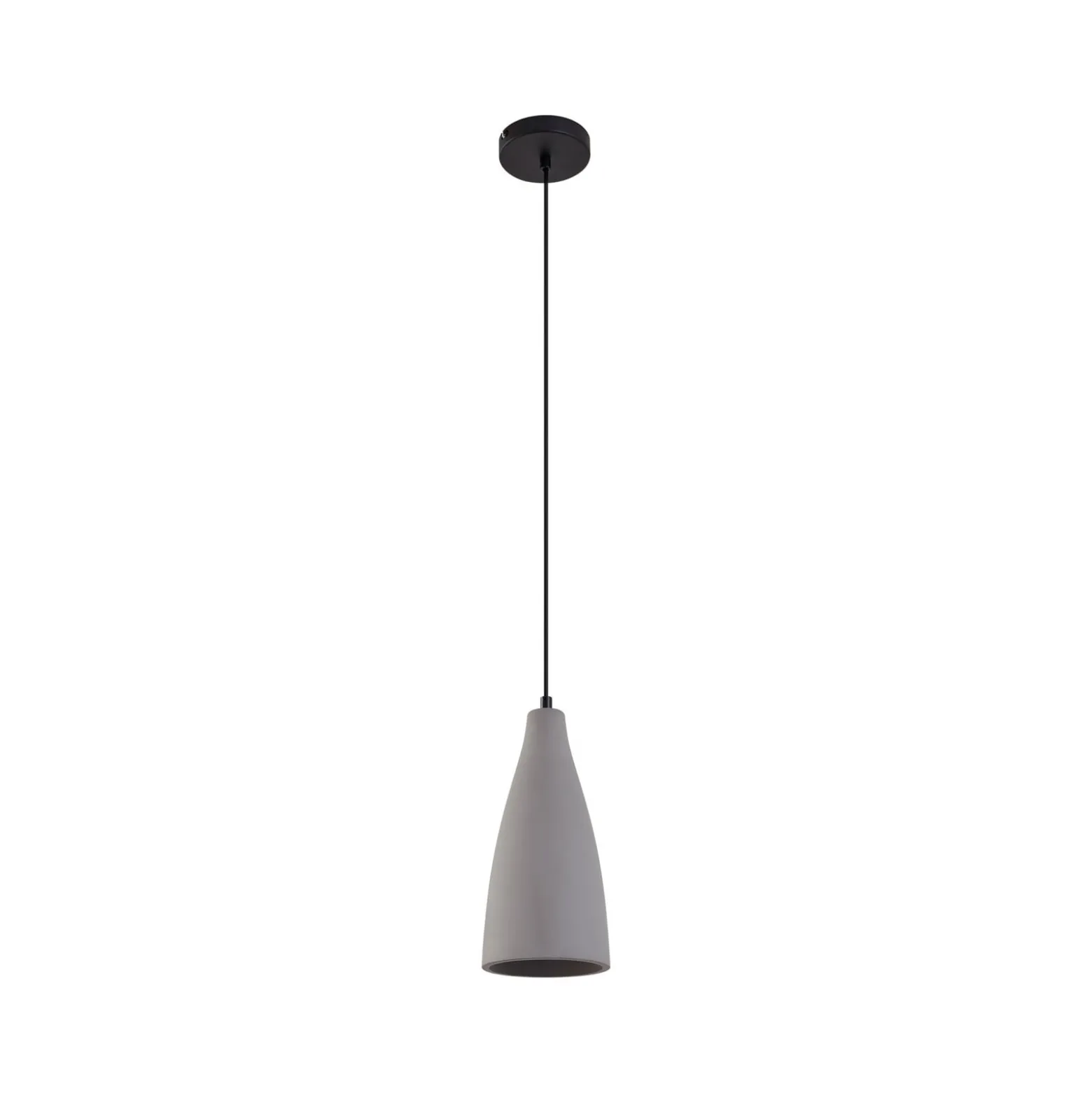 Lindby Riippuvalo Sanne, harmaa, betoni, Ø 15 cm, E27