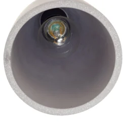Lindby Riippuvalo Sanne, harmaa, betoni, Ø 15 cm, E27