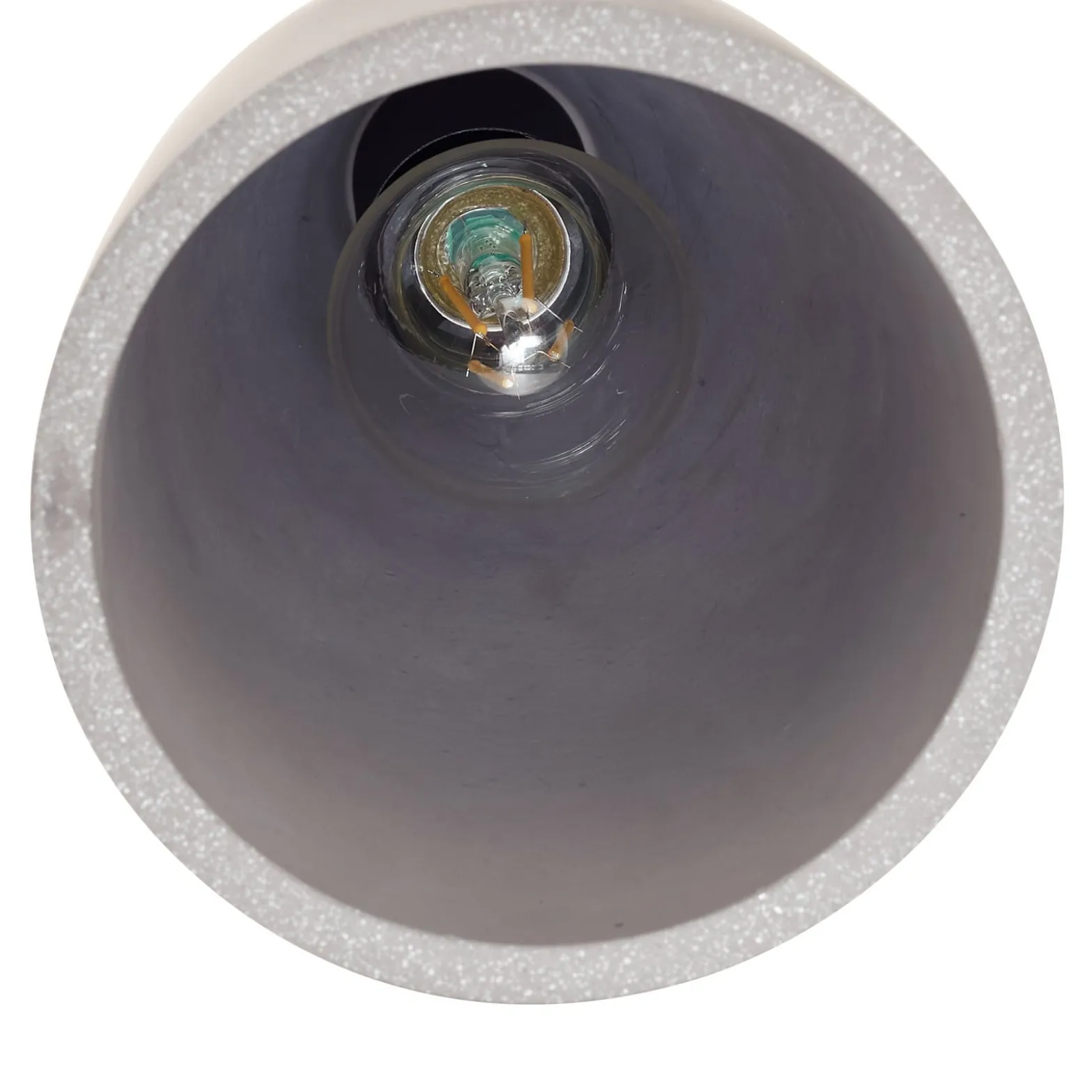 Lindby Riippuvalo Sanne, harmaa, betoni, Ø 15 cm, E27