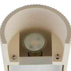 Lindby seinävalaisin Colja, pyöreä, korkeus 30,5 cm, kipsi, beige
