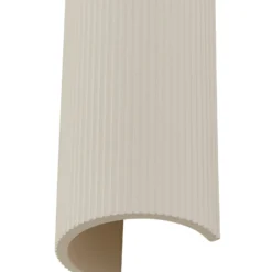 Lindby seinävalaisin Colja, pyöreä, korkeus 30,5 cm, kipsi, beige