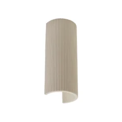 Lindby seinävalaisin Colja, pyöreä, korkeus 30,5 cm, kipsi, beige